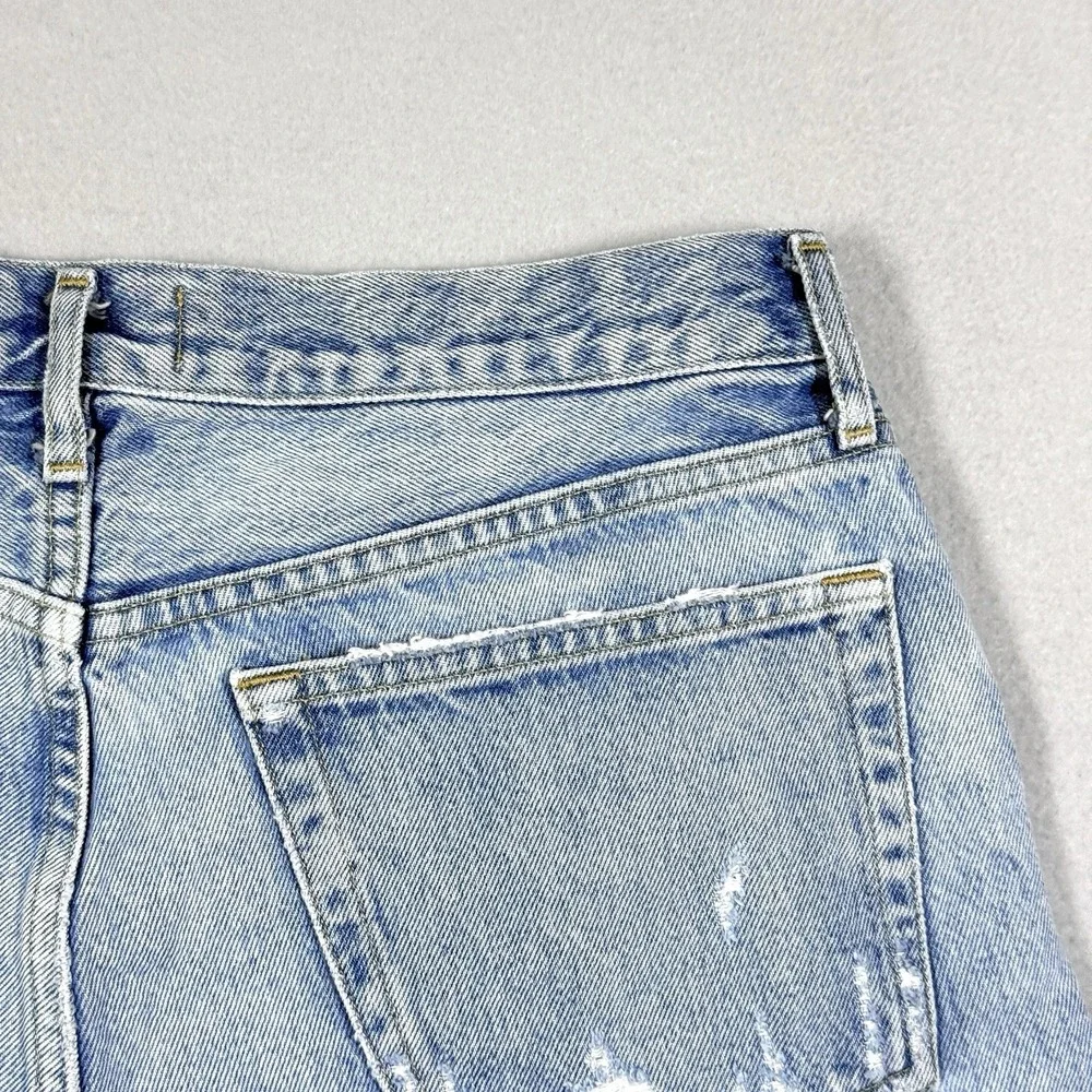 Agolde Shorts Womens 29‎ Parker Vintage Cut Off Denim Swapmeet Wash Button Fly